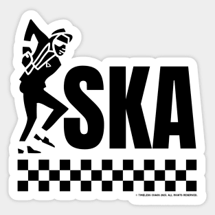 Ska Dancing Rude Boy Design Sticker